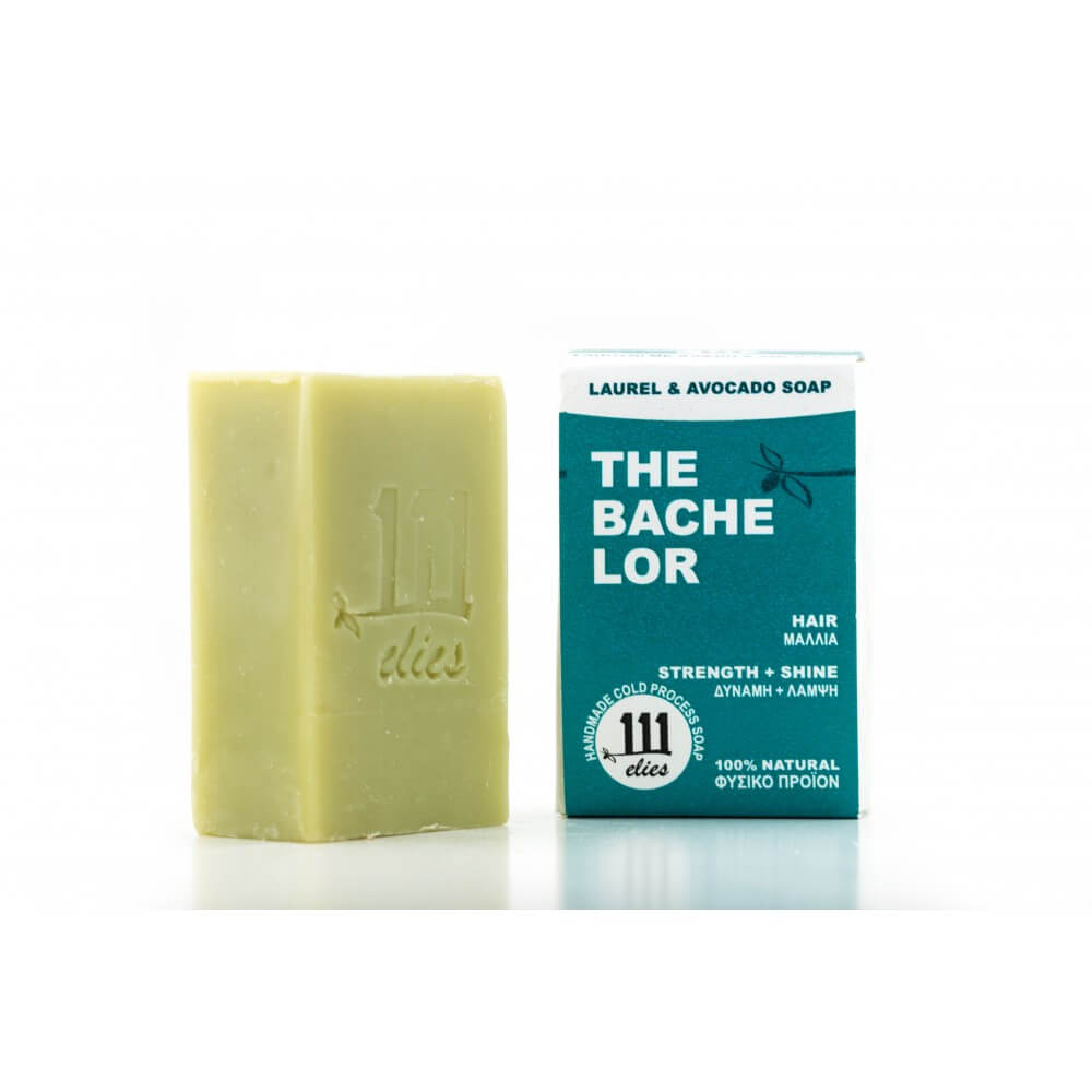 Σαπούνι ελαιολάδου 111elies, με δάφνη & αβοκάντο –THE BACHELOR HAIR
