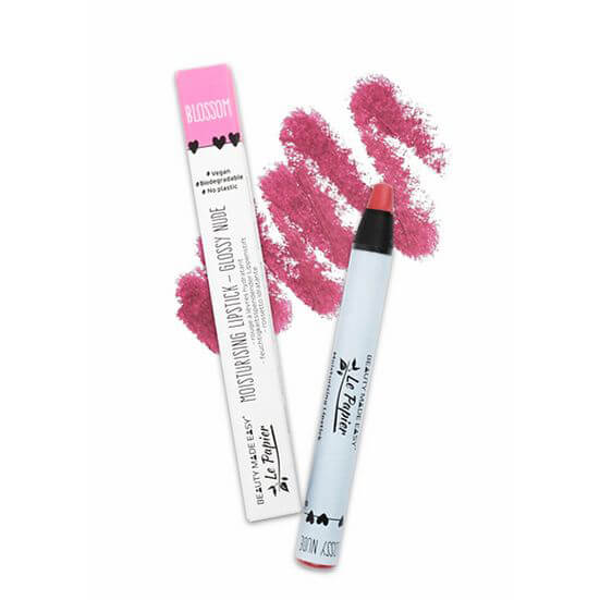 Κραγιόν Le Papier Glossy Nude lipstick – BLOSSOM - συσκευασία