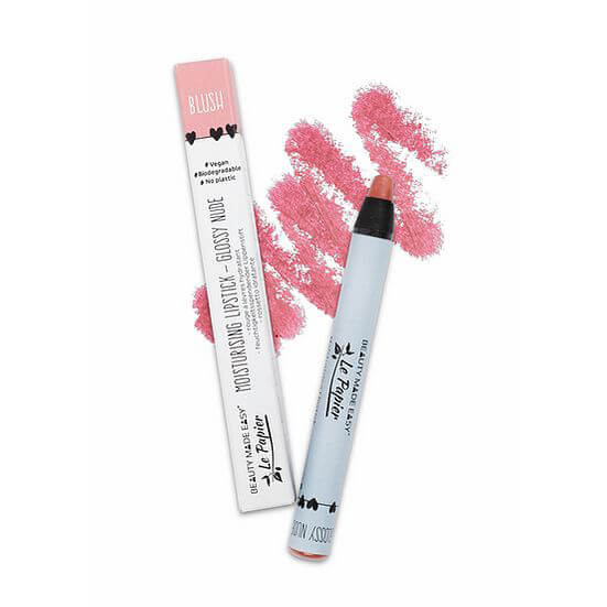 Κραγιόν Le Papier Glossy Nude lipstick – BLUSH - συσκευασία